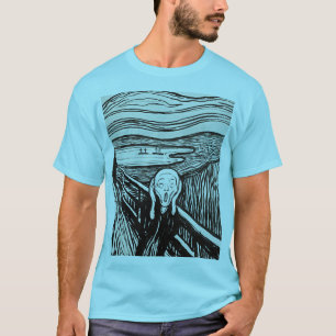 Camiseta El grito Edvard Munch Blue Horizon
