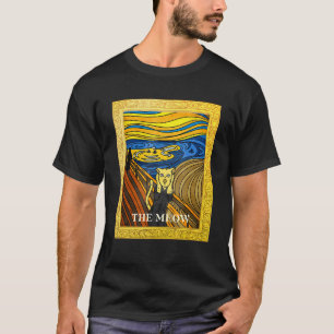 Camiseta El Grito Imagen Munch Gatos Ratones El Maullido G