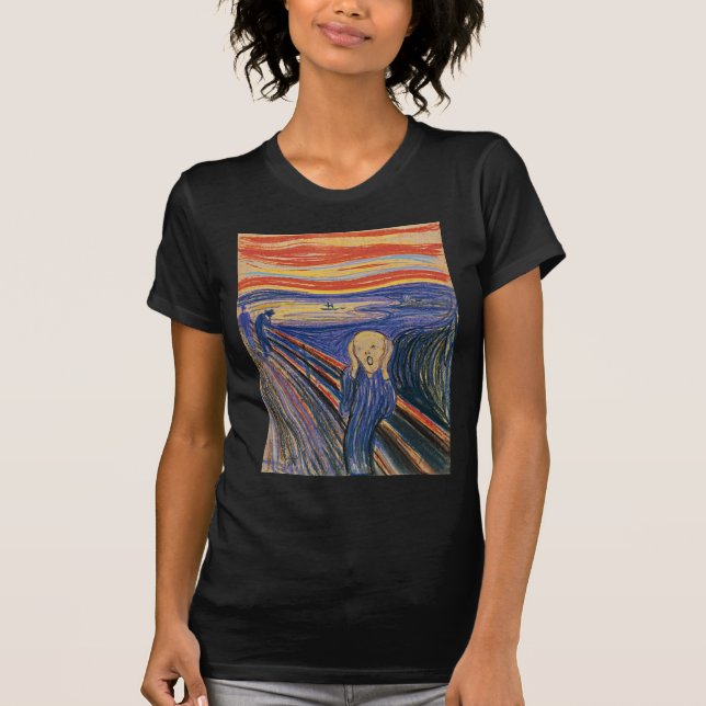 Camiseta El grito (pastel 1895) de alta calidad (Anverso)