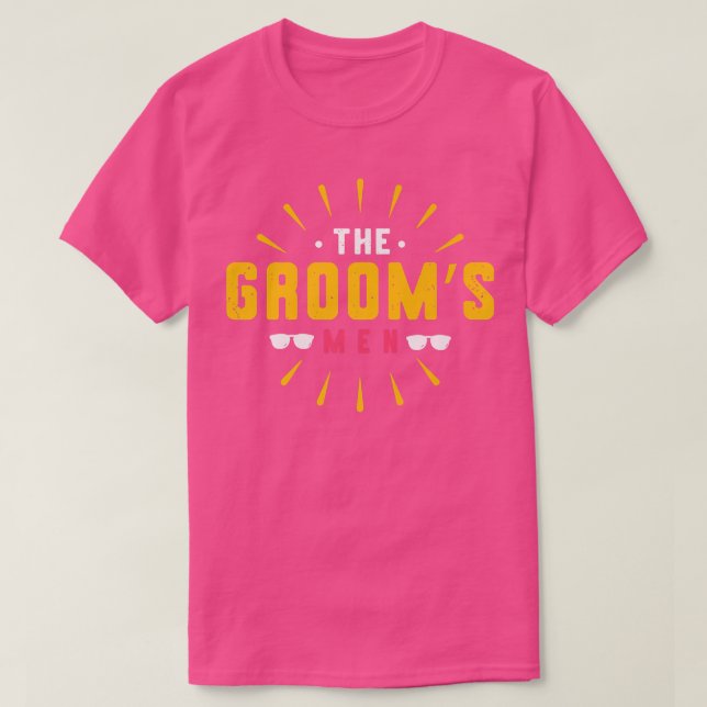 Camiseta El Grooms Engagement Bachelor Party Groomsman (Diseño del anverso)