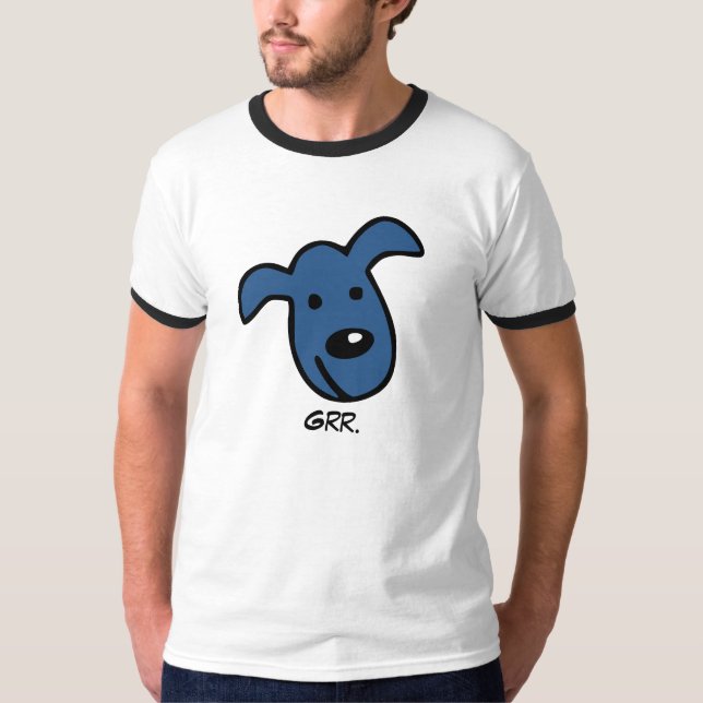 Camiseta El gruñido del perro (Anverso)