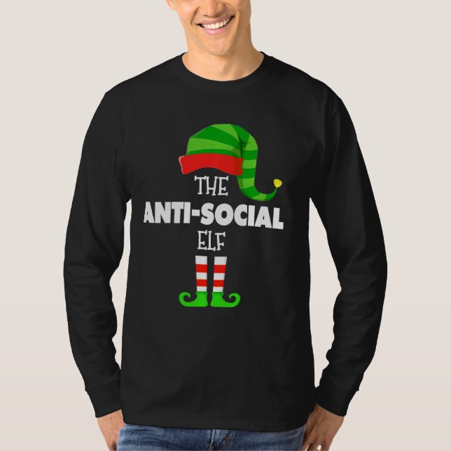 Camiseta El grupo antisocial que coincide con la Navidad fa (Anverso)