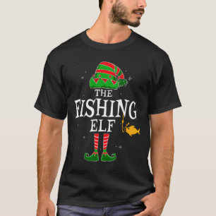 Camiseta El Grupo de Elfos Pescadores de Navidad Familiares