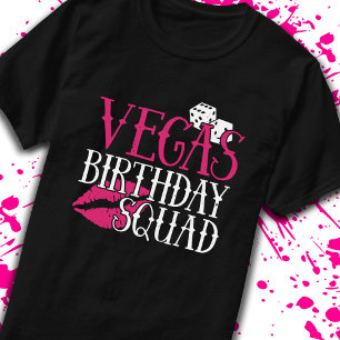 Camiseta El grupo de las Vegas Birthday Party Gift Vegas Sq