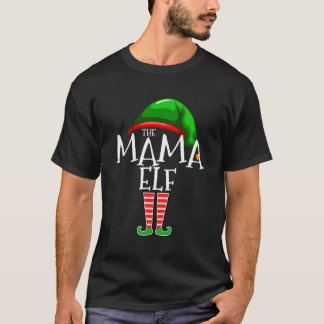 Camiseta El grupo Mama Elf que coincide con los Navidades d