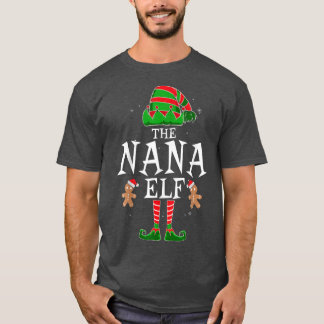 Camiseta El grupo Nana Elf que coincide con los Navidades f
