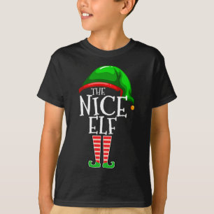 Camiseta El grupo Nice Elf coincide con los Navidades famil