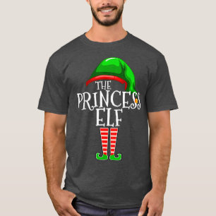 Camiseta El grupo Princess Elf que coincide con los Navidad