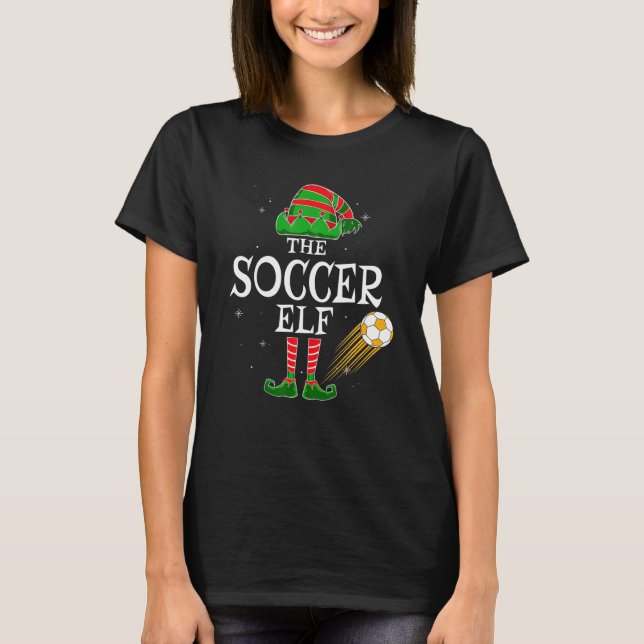 Camiseta El grupo Soccer Elf que coincide con los Navidades (Anverso)