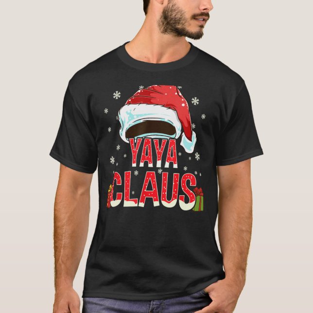 Camiseta El grupo Yaya Claus Shirt entrega regalos a la fam (Anverso)