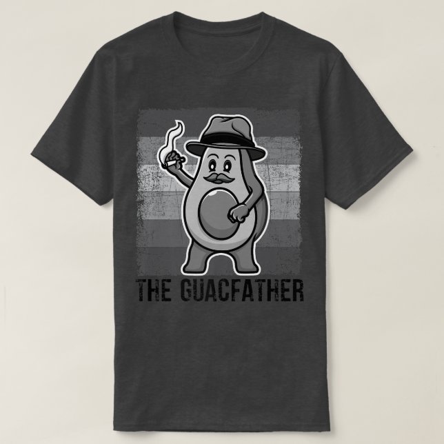 Camiseta El Guacfather, Cute Aguacate Men, Funny Daddy, Ret (Diseño del anverso)
