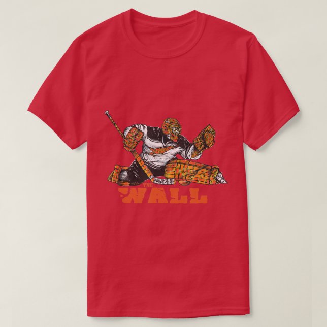Camiseta El guante del golfista de hockey de WALL Goaltende (Diseño del anverso)