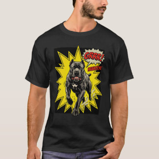 Camiseta El guardaespaldas romano: vibrante arte pop Cane C