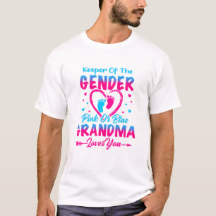 Camiseta El guardián del género, la abuela rosa o azul, t