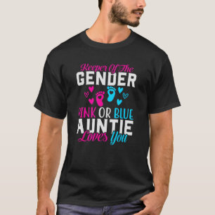 Camiseta El guardián del género revela a la tía rosa o azul
