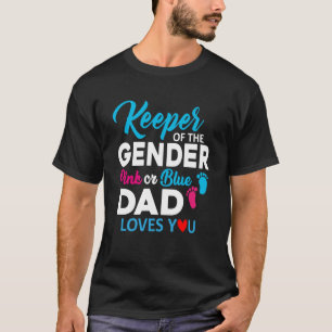Camiseta El guardián del género rosa o azul te ama a ti