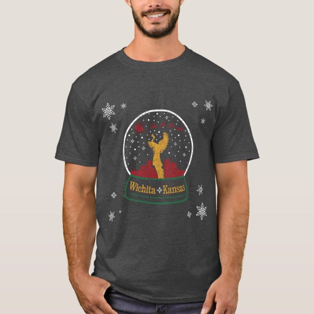 Camiseta El guardián del globo de nieve de los Navidades Wi (Anverso)
