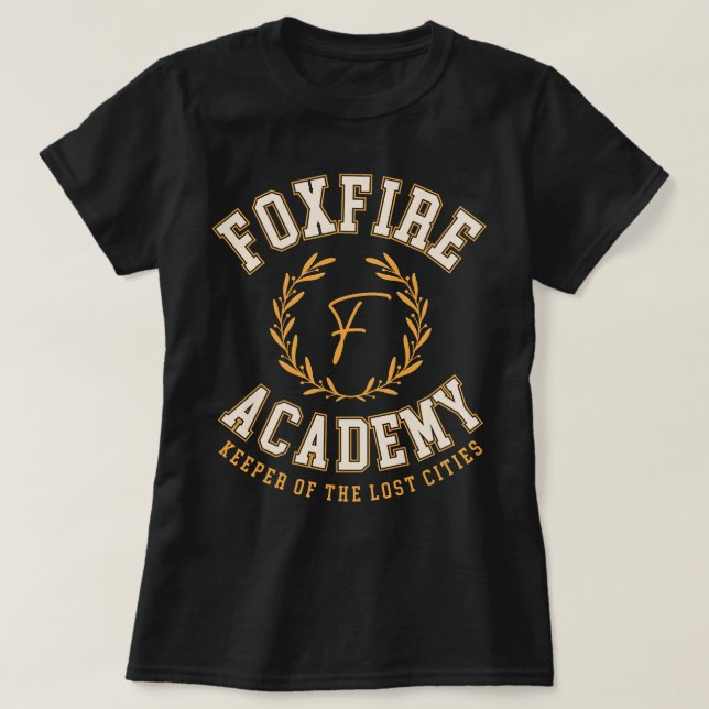Camiseta El guardián del libro de la Academia Foxfire de la (Diseño del anverso)