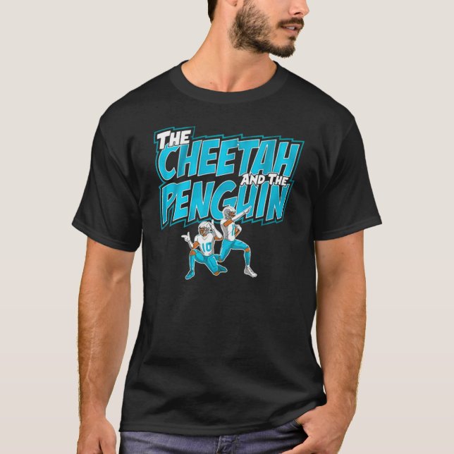 Camiseta El guepardo y el pingüino (Anverso)