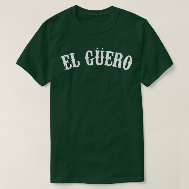 Camiseta El guero (Diseño del anverso)