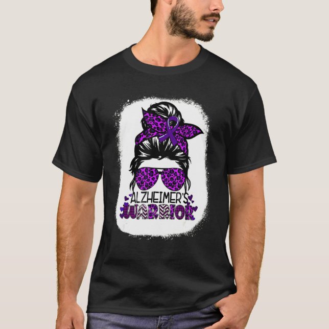 Camiseta El guerrero de Alzheimer desordenó la conciencia d (Anverso)