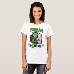 Camiseta El guerrero de la parálisis cerebral cree y lucha