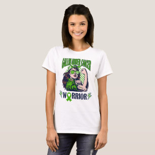 Camiseta El guerrero del cáncer de vejiga cree y lucha