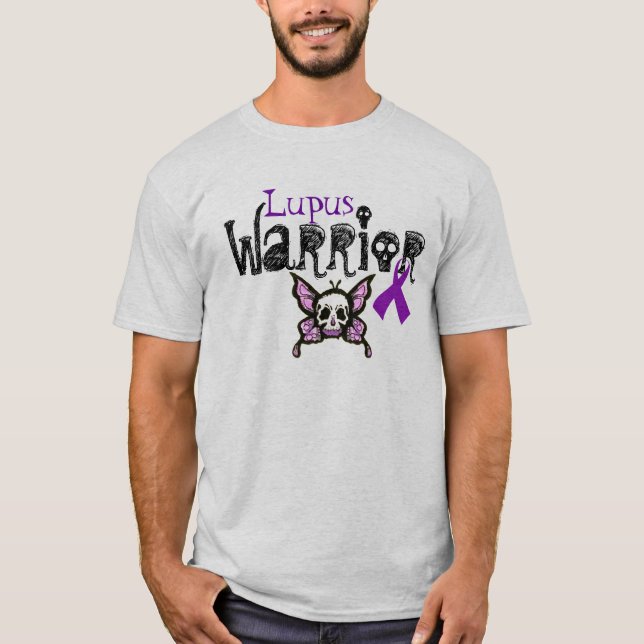 Camiseta ¡El guerrero del lupus… nunca da para arriba! (Anverso)