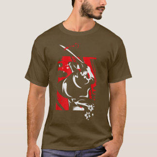 Camiseta El guerrero fantasma de Samurai Anime Manga Bushid