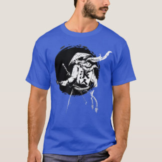 Camiseta El guerrero fantasma de Samurai Anime Manga Bushid