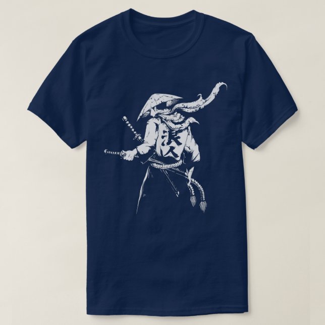 Camiseta El guerrero fantasma de Samurai Anime Manga Bushid (Diseño del anverso)