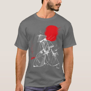 Camiseta El guerrero fantasma de Samurai Anime Manga Bushid