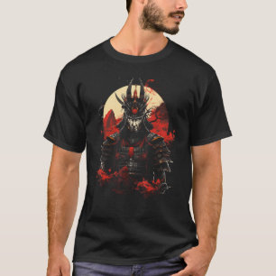 Camiseta El guerrero japonés Samurai Bushido Ronny Guay art