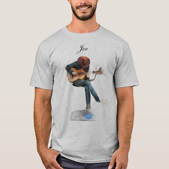 Camiseta El guitarrista (Anverso)