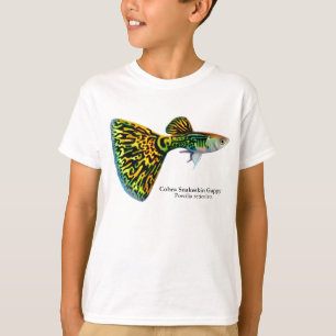 Camiseta El Guppy del piel de serpiente de la cobra embroma