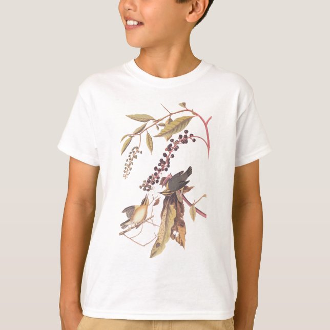 Camiseta El gusano de Audubon comiendo la baba (Anverso)
