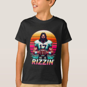 Camiseta Él ha resucitado Alfombra de Pascua cristiana Jesú