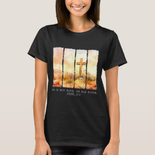 Camiseta Él ha resucitado Flor silvestre cristiana Feliz Pa