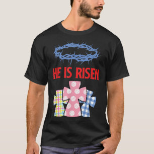Camiseta Él ha resucitado Jesucristo Resurrección Feliz Pas