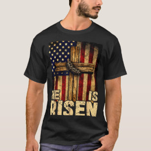 Camiseta Él ha resucitado jesus cristiano dios religioso pa