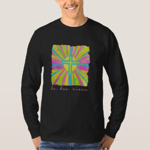 Camiseta Él ha Resucitado Jesús Cristiano Pastor Clero Reli