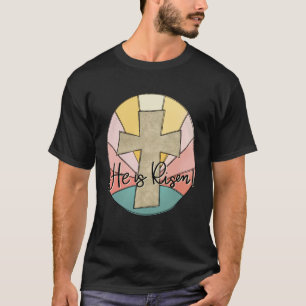 Camiseta Él Ha Resucitado Mateo 286 Flora Pascua Cristiana