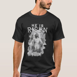 Camiseta Él ha resucitado Pascua Jesús Resurrección Cristia