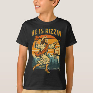 Camiseta Él Ha Resucitado Rizzin Pascua Fe Cristiana Jesús