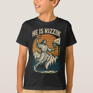 Camiseta Él ha resucitado Rizzin Pascua Fe cristiana Jesús