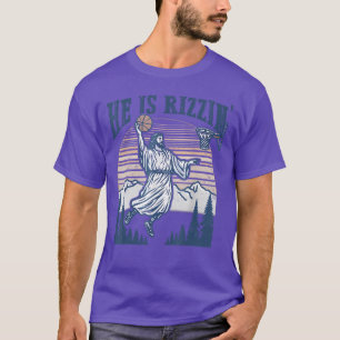 Camiseta Él ha resucitado Rizzin Pascua Jesús Fe cristiana