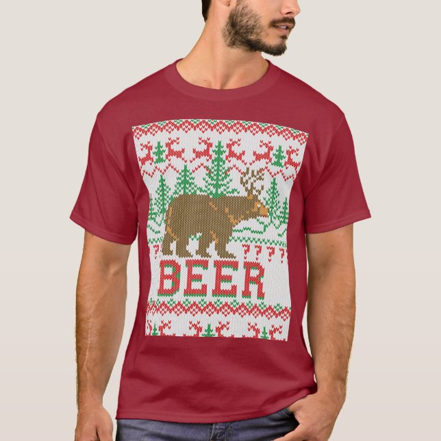 Camiseta El hacer punto del puente del navidad de los (Anverso)