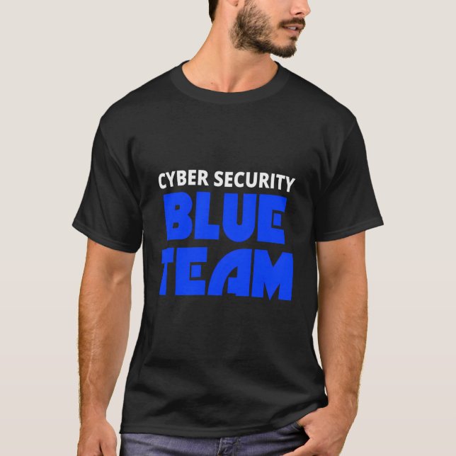 Camiseta El hacker ético de Cyber Security Blue Team me hac (Anverso)
