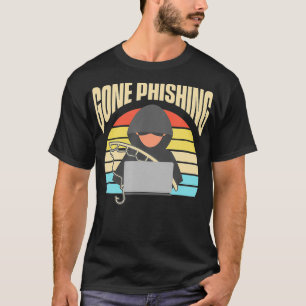 Camiseta El hacker retro se fue de phishing