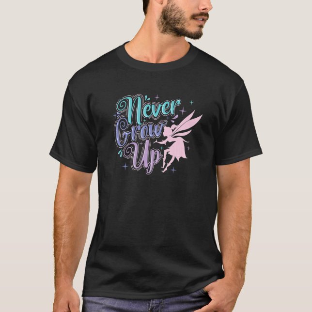Camiseta El hada nunca crece (Anverso)